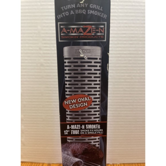 New AMAZE-N 12" Tube BBQ Smoker Grilling 100% Stainless Steel Cook Out Accessory - Picture 7 of 9